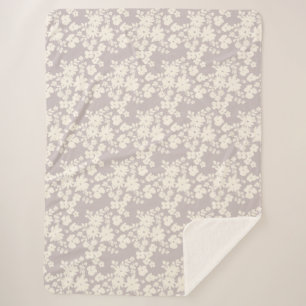Couverture Sherpa Belles marguerites Motif Couleurs Arrière - plans 