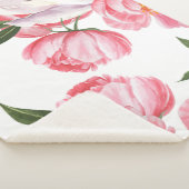 Couverture Sherpa Belles Roses (3/4)
