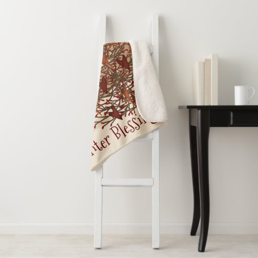 Couverture Sherpa Bénédictions d'hiver (En situation)