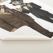 Couverture Sherpa Benjamin and buttons detective duo fleece blanket (3/4)