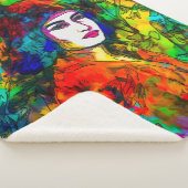 Couverture Sherpa Beret rouge (3/4)