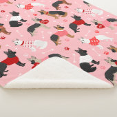 Couverture Sherpa Berger allemand Valentine Motif (3/4)