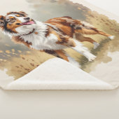 Couverture Sherpa Berger Australien Red Merle Aussie (3/4)