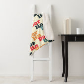 Couverture Sherpa Berlin creative pattern. (En situation)