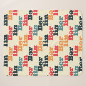 Couverture Sherpa Berlin creative pattern. (Devant (Horizontal))