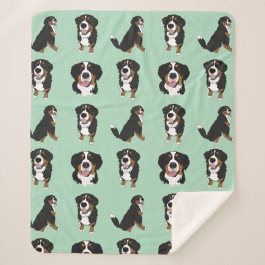 Couverture Sherpa Bernese Mountain Dog  (Devant)