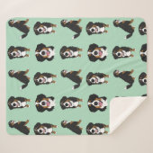 Couverture Sherpa Bernese Mountain Dog  (Devant (Horizontal))