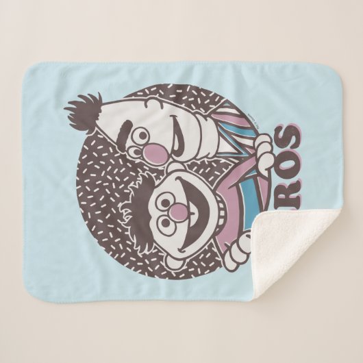 Couverture Sherpa Bert & Ernie | Bros (Devant (Horizontal))