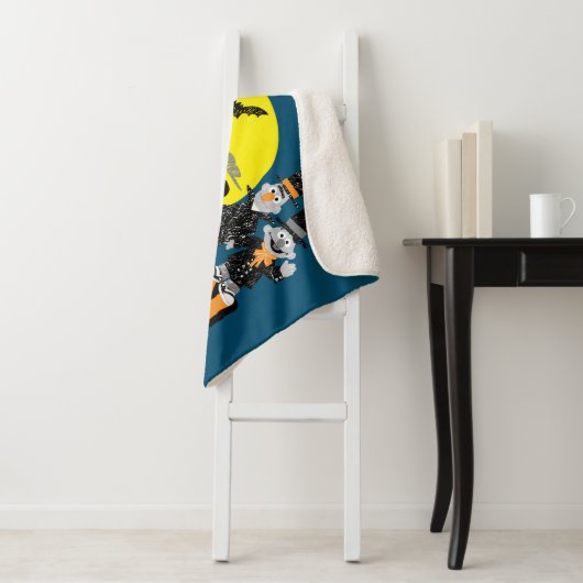 Couverture Sherpa Bert et Ernie | Bonne Halloween (En situation)