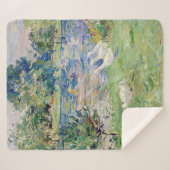 Couverture Sherpa Berthe Morisot - Fille en bateau avec oie (Devant (Horizontal))