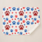 Couverture Sherpa Best Dog Mom Ever (Devant (Horizontal))