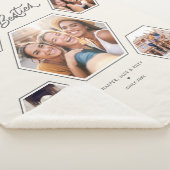Couverture Sherpa Besties 5 Photo Collage Custom Friendship Keepsake (3/4)