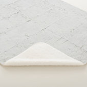 Couverture Sherpa béton peint blanc (3/4)