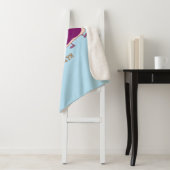 Couverture Sherpa Beurre d'arachide mignonne et caricature sandwich  (En situation)