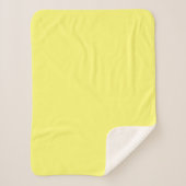 Couverture Sherpa Beurre jaune (Devant)
