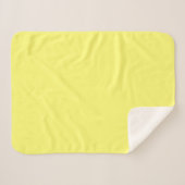 Couverture Sherpa Beurre jaune (Devant (Horizontal))