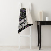 Couverture Sherpa BFF Doodles - Faux Parties scintillant Motif (En situation)