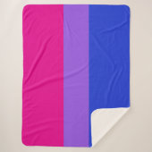 Couverture Sherpa Bi Pride Cozy  (Devant)
