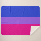 Couverture Sherpa Bi Pride Cozy  (Devant (Horizontal))