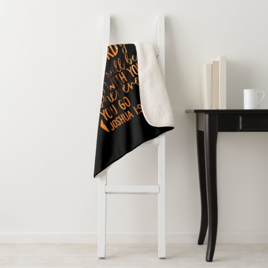 Couverture Sherpa Bible chrétienne Verse Joshua 1:9 Lion (En situation)