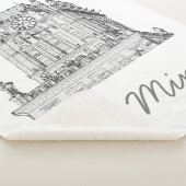 Couverture Sherpa Biélorussie I Love Minsk City Gates Architecture (3/4)