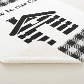Couverture Sherpa Bienvenue à notre Cabine Sherpa Blanket (3/4)