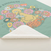 Couverture Sherpa Big Bird | Grow Kindness Floral Graphic (3/4)
