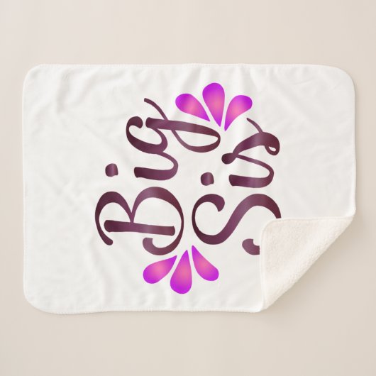 Couverture Sherpa Big Sis (Devant (Horizontal))