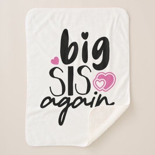 Couverture Sherpa Big Sis de nouveau (Devant)