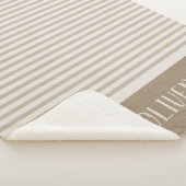 Couverture Sherpa Biges Nom de la bande Monogramme | Ferme (3/4)
