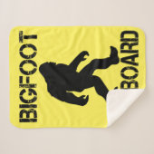 Couverture Sherpa Bigfoot à bord - Funny Bigfoot (Devant (Horizontal))