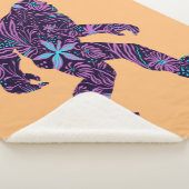 COUVERTURE SHERPA BIGFOOT FLORAL (3/4)