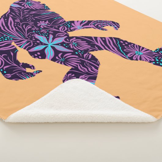 COUVERTURE SHERPA BIGFOOT FLORAL (3/4)