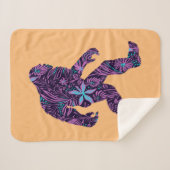 COUVERTURE SHERPA BIGFOOT FLORAL (Devant (Horizontal))