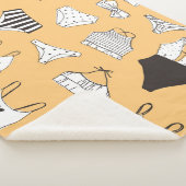 Couverture Sherpa Bikini tropical : Motif d'été à main (3/4)