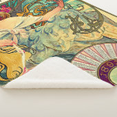Couverture Sherpa Biscuits Lefevre-Utile par Alphonse Mucha (1896) (3/4)