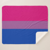 Couverture Sherpa Bisexual pride (Devant (Horizontal))