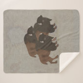 Couverture Sherpa Bison Sherpa Blanket (Devant (Horizontal))