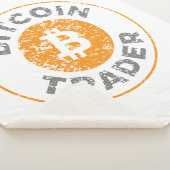 Couverture Sherpa Bitcoin Trader Grunge Texte Cercle Plan Blanc (3/4)