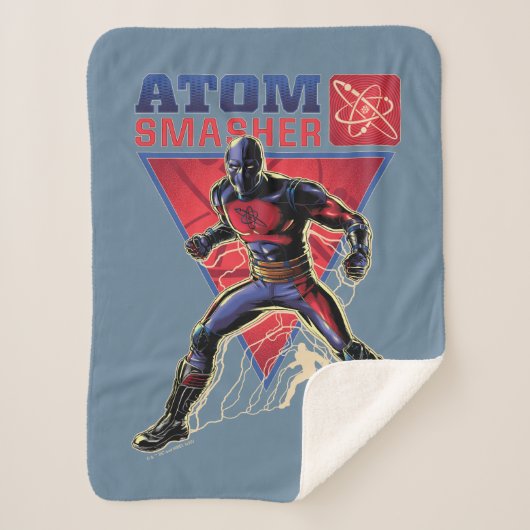 Couverture Sherpa Black Adam | Atom Smasher Character Graphic (Devant)