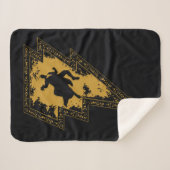 Couverture Sherpa Black Adam Distressed Lightning Bolt Graphic (Devant (Horizontal))