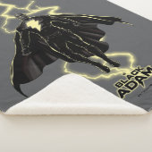 Couverture Sherpa Black Adam Lightning Silhouette Graphic (3/4)