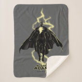 Couverture Sherpa Black Adam Lightning Silhouette Graphic (Devant)
