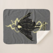 Couverture Sherpa Black Adam Lightning Silhouette Graphic (Devant (Horizontal))