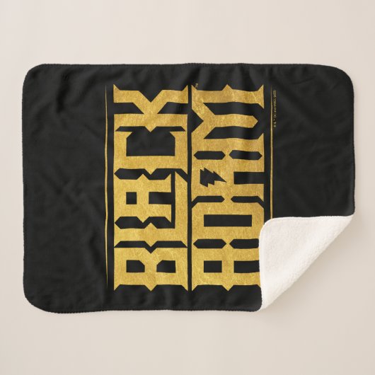 Couverture Sherpa Black Adam Stacked Name Graphic (Devant (Horizontal))