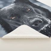 Couverture Sherpa Black German Shepherd (3/4)