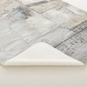 Couverture Sherpa Blanc noir et bronze (3/4)