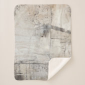 Couverture Sherpa Blanc noir et bronze (Devant)