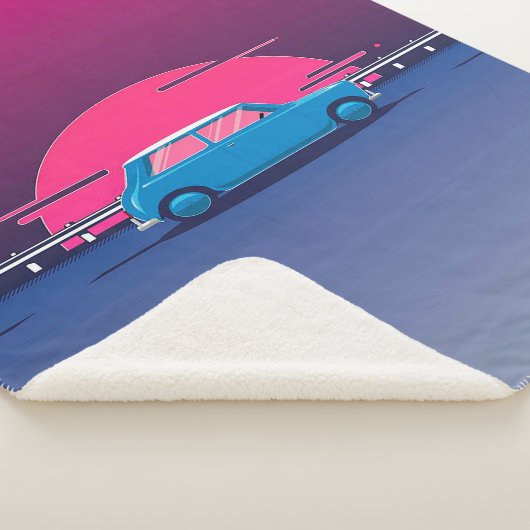 Couverture Sherpa Blanche Austin Mini Cooper (3/4)