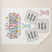 Couverture Sherpa Blanche-bascule de Pâques de la nounou (Devant (Horizontal))